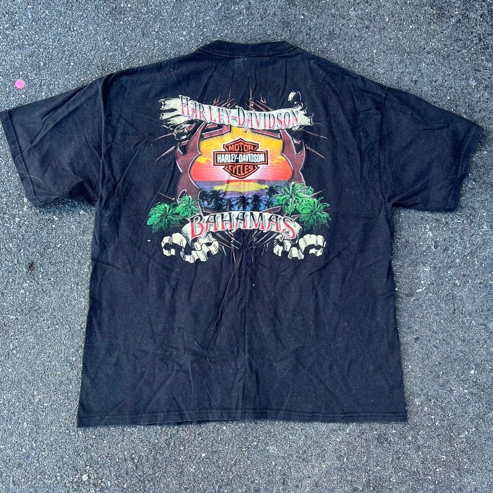 1990s Harley Davidson Graphic AOP shirt size XL